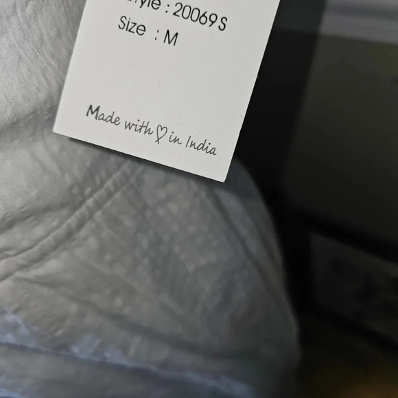 White Button Down Boho Midi Dress - Picture 4 of 6